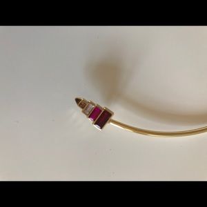 Rebecca mink off unique necklace